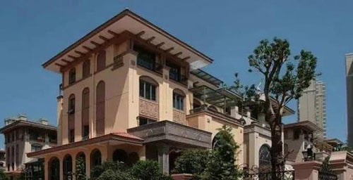 在農(nóng)村小別墅用真石漆裝修外墻，效果圖美絕了